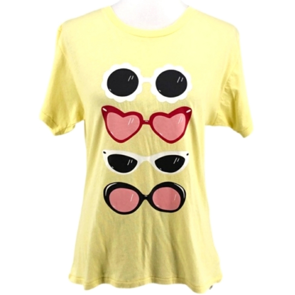 NWT Wildfox Sunnies Keke T-shirt Yellow